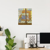 Van Gogh - Uitzicht van een slagerij Poster (Thuiskantoor)