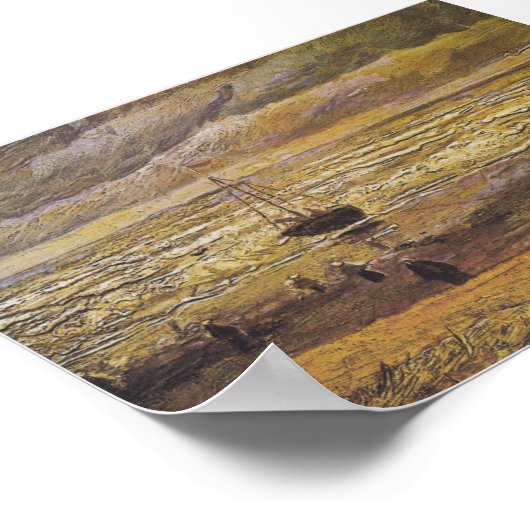 Van Gogh Uitzicht van het Scheveningen Zee Print P (Hoek)