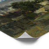 van Gogh - Uitzicht van Parijs Poster (Hoek)