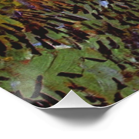 Van Gogh - Uitzicht van Saintes-Maries Perfect Poster (Hoek)