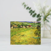 Van Gogh - Uitzicht van vessenots nabij Auvers Briefkaart (Staand voorkant)