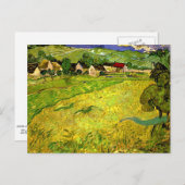 Van Gogh - Uitzicht van vessenots nabij Auvers Briefkaart (Voorkant / Achterkant)
