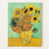 Van Gogh - Vaas met 12 zonnebloemen Planner (Achterkant)