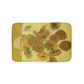 Van Gogh - Vaas met 15 zonnebloemen Badmat (Voorkant)