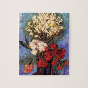 Van Gogh - Vaas met anjers en andere bloemen Legpuzzel