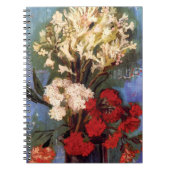 Van Gogh - Vaas met anjers en andere bloemen Notitieboek (Voorkant)