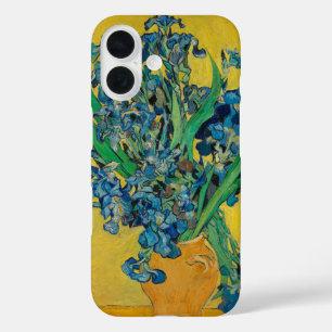 Van Gogh Vaas met Irissen Klassiek Impressionisme iPhone 16 Hoesje