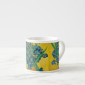 Van Gogh Vaas met Irissen Klassiek Impressionisme Espresso Kop (Voorkant rechts)