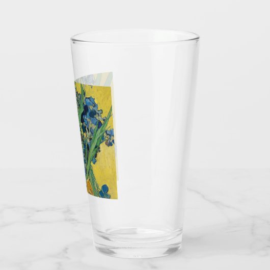 Van Gogh Vaas met Irissen Klassiek Impressionisme Glas (Links)