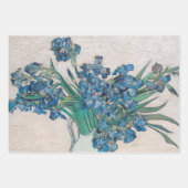 Van Gogh Vaas met Irissen Klassiek Impressionisme Inpakpapier Vel (Voorkant 3)