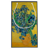Van Gogh Vaas met Irissen Klassiek Impressionisme Klein Cadeauzakje (Achterkant)