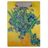 Van Gogh Vaas met Irissen Klassiek Impressionisme Klembord (Voorkant)