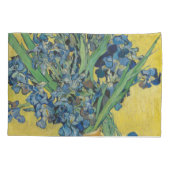 Van Gogh Vaas met Irissen Klassiek Impressionisme Kussensloop (Achterkant)