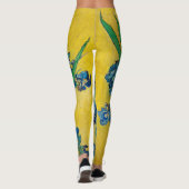 Van Gogh Vaas met Irissen Klassiek Impressionisme Leggings (Achterkant)