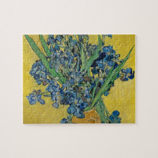Van Gogh Vaas met Irissen Klassiek Impressionisme Legpuzzel (Horizontaal)