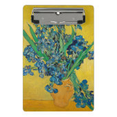 Van Gogh Vaas met Irissen Klassiek Impressionisme Mini Klembord (Voorkant)
