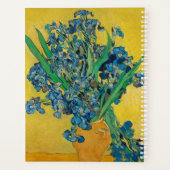Van Gogh Vaas met Irissen Klassiek Impressionisme Planner (Achterkant)