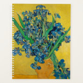 Van Gogh Vaas met Irissen Klassiek Impressionisme Planner (Voorkant)