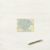 Van Gogh Vaas met Irissen Klassiek Impressionisme Post-it® Notes (Op bureau)