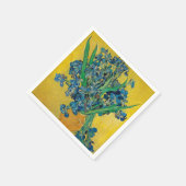 Van Gogh Vaas met Irissen Klassiek Impressionisme Servet (Hoek)