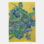Van Gogh Vaas met Irissen Klassiek Impressionisme Theedoek (Verticaal)
