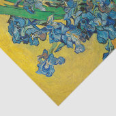Van Gogh Vaas met Irissen Klassiek Impressionisme Tissuepapier (Detail)