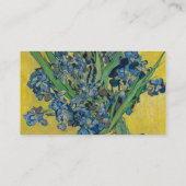 Van Gogh Vaas met Irissen Klassiek Impressionisme Visitekaartje (Achterkant)