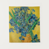 Van Gogh Vaas met Irissen Klassiek Impressionisme Wandkleed (Voorkant)