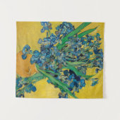 Van Gogh Vaas met Irissen Klassiek Impressionisme Wandkleed (Voorkant (horizontaal))