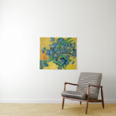 Van Gogh Vaas met Irissen Klassiek Impressionisme Wandkleed (In Situ (horizontaal))