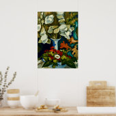 Van Gogh Vaas met Judaspenning Poster (Keuken)