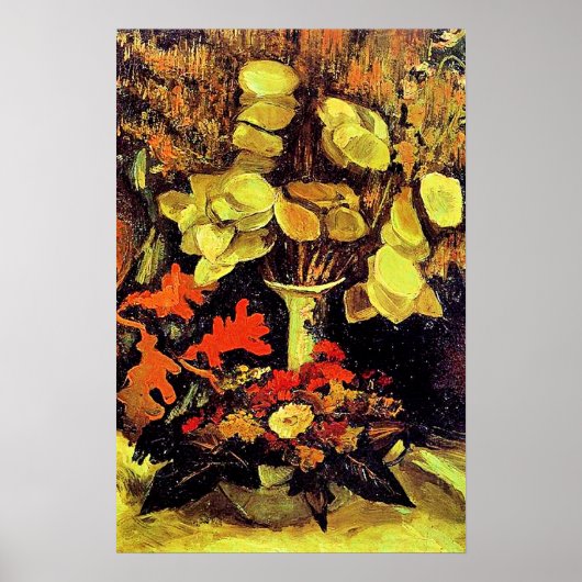 Van Gogh, Vaas met Judaspenning Poster (Voorkant)