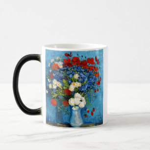 Van Gogh Vaas met korenbloemen en klaprozen Magische Mok