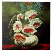 Van Gogh: Vaas met pinda's Tegeltje (Voorkant)