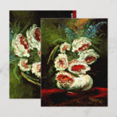 Van Gogh: Vaas met Pioenrozen Briefkaart (Voorkant / Achterkant)