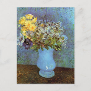 Van Gogh - Vaas met Sering, Madeliefjes en Anemone Briefkaart