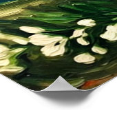 Van Gogh Vaas met Viscaria Poster (Hoek)