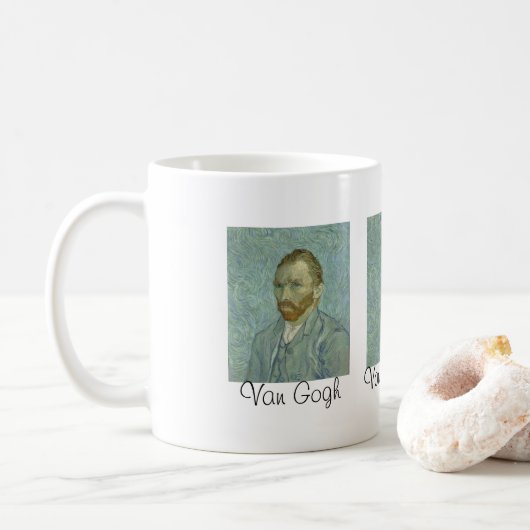 Van Gogh Van Goghing Van Gone Master Humor Koffiemok (Met donut)