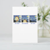 Van Gogh Van Goghing Van Gone Paint Artist Bedankkaart (Staand voorkant)