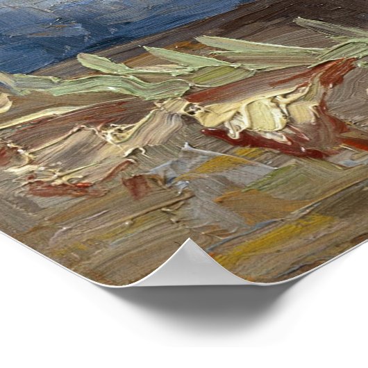 Van Gogh - Vase, Garden Gladiolus en Chinese zuste Poster (Hoek)