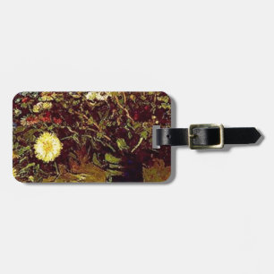 Van Gogh Vase komt het Vintage Schilderen van Bagagelabel