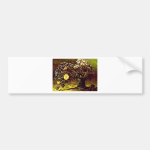 Van Gogh Vase komt het Vintage Schilderen van Bumpersticker