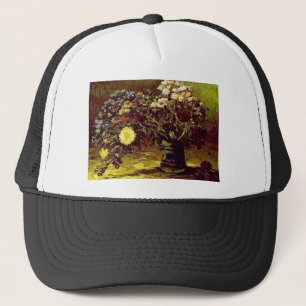 Van Gogh Vase komt het Vintage Schilderen van Trucker Pet