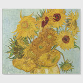 Van Gogh - Vase met 12 zonnebloemen Cadeaupapier (Vlak)