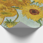 Van Gogh - Vase met 12 zonnebloemen Cadeaupapier (Hoek)