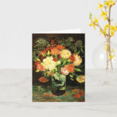 Van Gogh Vase met Anjers Kaart (Gele Bloem)