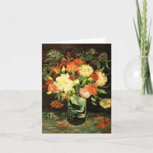Van Gogh Vase met Anjers Kaart