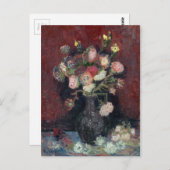 van Gogh Vase met Chinese Asters en Gladioli Briefkaart (Voorkant / Achterkant)