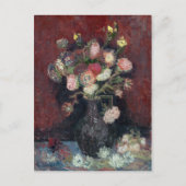 van Gogh Vase met Chinese Asters en Gladioli Briefkaart (Voorkant)