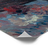 van Gogh Vase met Chinese Asters en Gladioli Poster (Hoek)